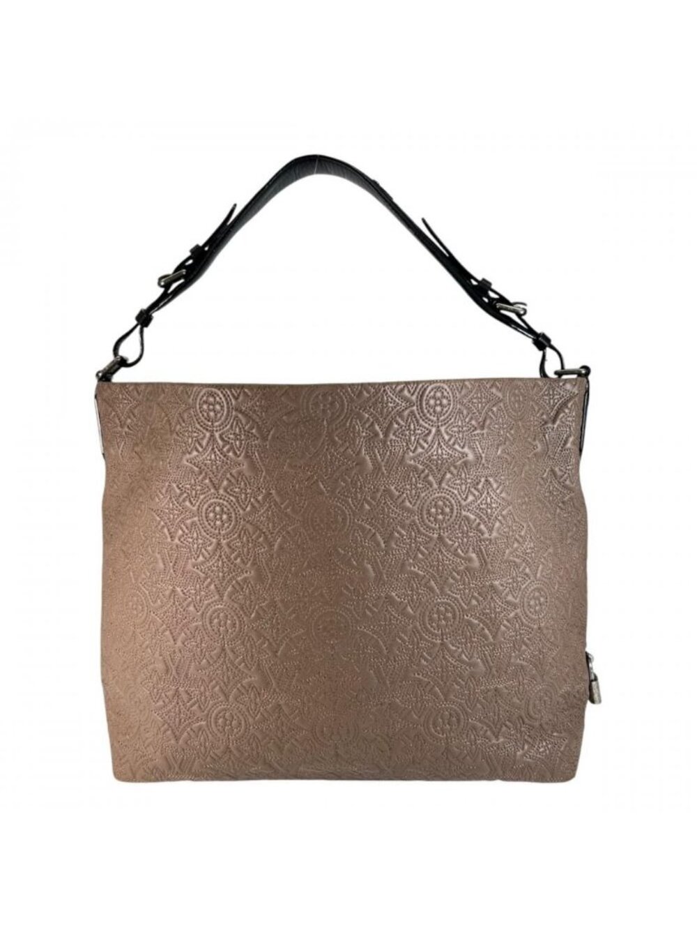 Louis Vuitton Tote Antia Hobo PM Monogram Shoulder Lambskin Brown Silver